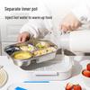 Lock&Lock 316L Stainless Steel Insulated 5-Compartment Lunch Box