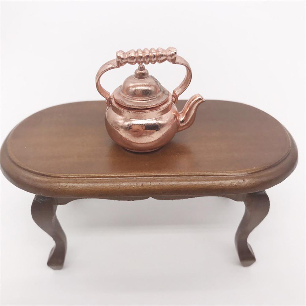 Retro Kettle Pot Open Lid Dollhouse Miniature  1:12 Scale  Home 