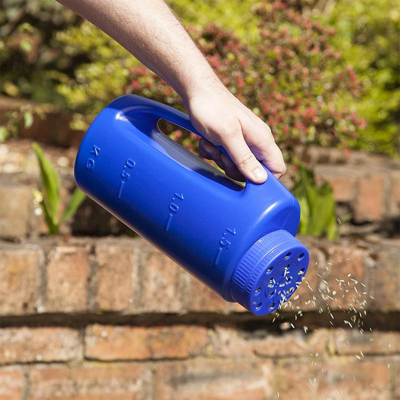 84.54oz Hand Held Spreader Adjustable Dial Salt Spreader Handheld 1.5KG Lawn Seed Spreader Efficient Sowing Products Farmer CN