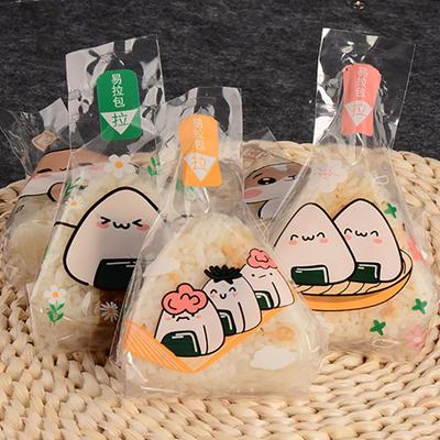 50Pcs Japenese Triangle Rice Ball Disposable Packaging Bag Sushi Bag Sushi Making Mold Bento Accessories