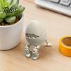 Miniature Shelf Decor Articulated Easter Egg Fidget Toy, 3D Printed Cute Flexible Desktop Window Sill Desk Toy with Movable Joints for Stress