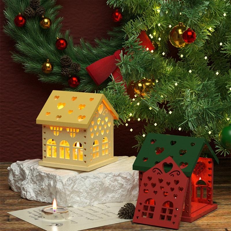 Silicone Molds Christmas House Candle Molds Casting Molds Handmade Craft Supplies Plaster Molds for Candle Making