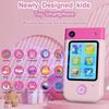 4800W Kids Puzzle Early Education Smartphone 180 Flip Before And After Shooting Kids Camera Phone Toys