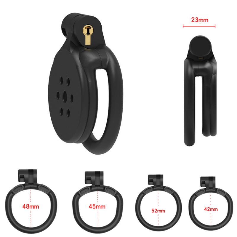 Cobra Escape-Proof Male Chastity Cage Lock for Cross-Dressers
