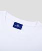DOLPHIN WAVE APPAREL [3-Pack] Dolphin Mini Chain Embroidery 16-Count Short Sleeve T-Shirt White & White & White