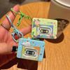 Mini Retro Cassette Player Keychain: Fun Toy & Boutique Bag Charm for Children