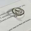 European & American Geometric Cat Adjustable Ring - Simple & Versatile