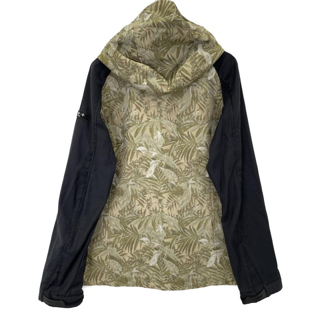 TATRAS 2016 RLINE Leaf Pattern Zip Blouson Jacket 05 Khaki X BlackUsed