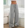 European and American Leisure Stripes Straight-Leg Pants Loose Pants Pants Children Casual Pants Trousers Women