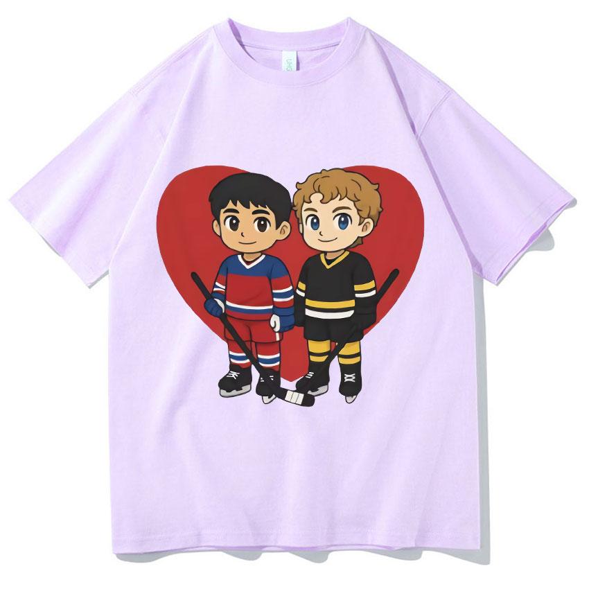 Heated Rivalry High Quality Tshirt Mens Womens Rivalry 81 and Hollander 24 Hip Hop Casual 100 Cotton Tee Shirt Teenagers Unisex