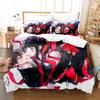 3D Printed Eru Chitanda Hyouka Oreki Houtarou Bedding Set for Boys Girls Duvet Cover Twin Queen King Full Single Double Sizes