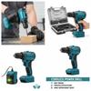 Heavy Duty Cordless Drill High Torques Lithium Batteries Powered Electric Drill For Home And Engineering Jewelry Making Use