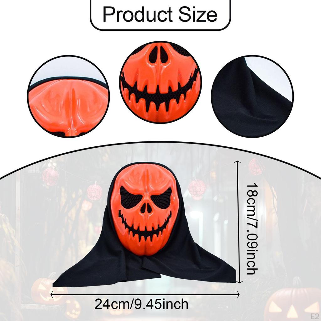 Halloween Pumpkin Head Props,Scary,Costume Party Accessories,for Masquerade