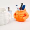 Down Jacket-Shaped Pen Holder Creative Desk Organizer for Makeup Brushes And Stationery Creative Unique School Supplies