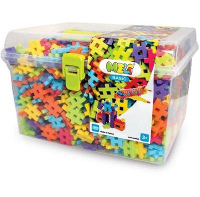 Plastic Construction Set Meli Basic Travel Box, 1000 Pieces (50004)