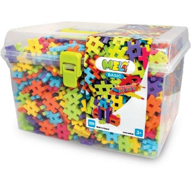 Конструктор пластиковый Meli Basic Travel Box, 1000 деталей (50004)