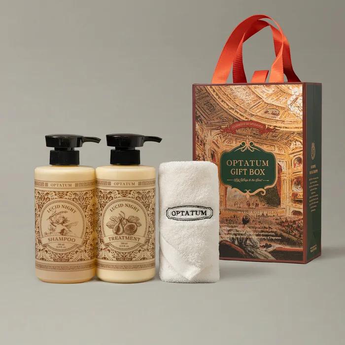 Shampoo & Kur Geschenkset Lucid Night (+ Handtuch)