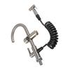 Stainless Steel Kitchen Sink Faucet Single Handle Kitchen Faucet with Side Sprayer
