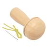 Darning Mushroom Kit Detachable Wooden Darning Mushroom Needle Sewing Tools for DIY Knitting