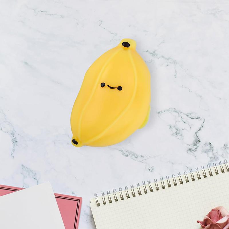 3 Colors Simulation Banana Taba Squishy Toys Stress Relief Balls Sensory Fidget Toy For Adults Kids Birthday Gifts Party Favors
