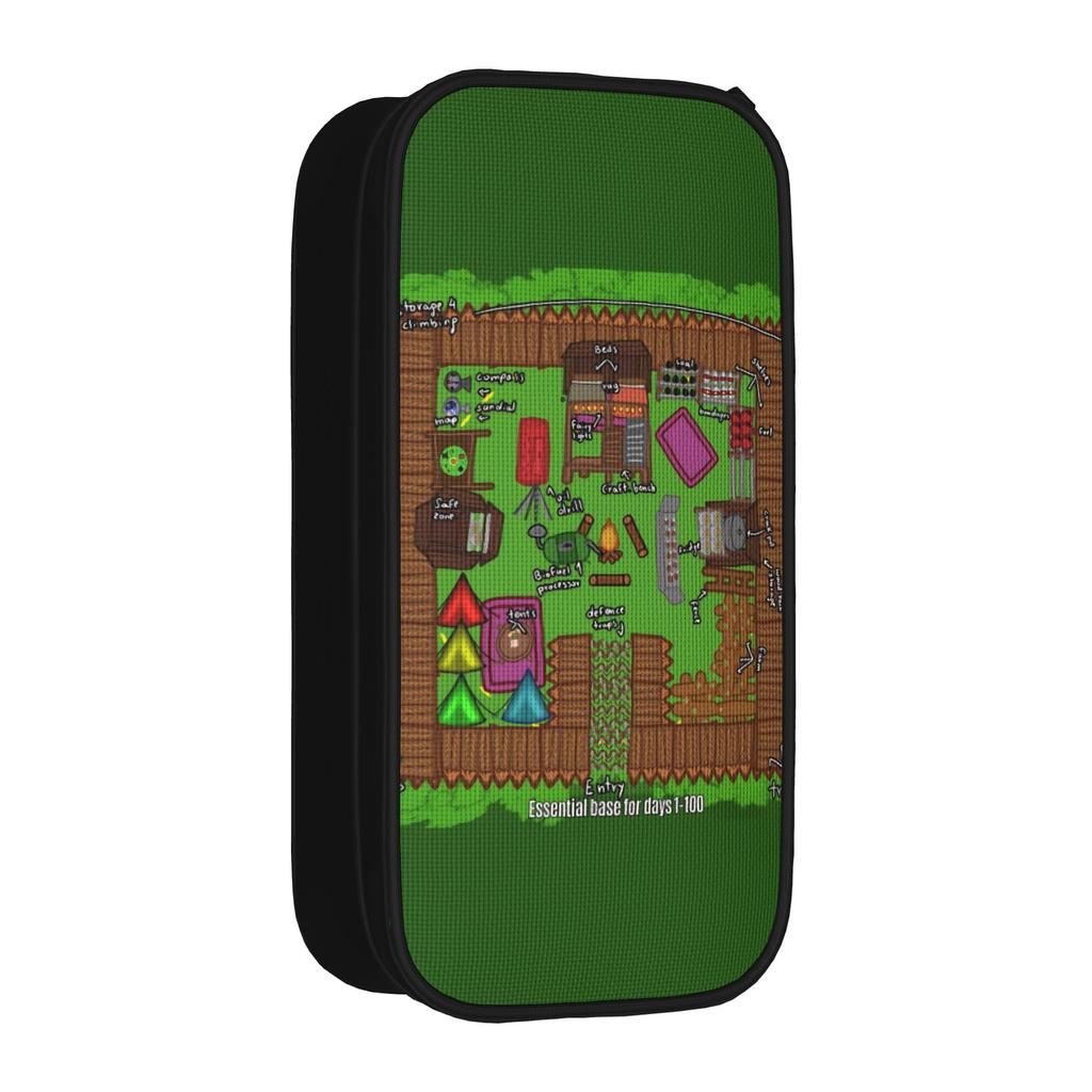 99-Nights Base Ideas in Forest Pencil Cases Survival Game Pencilcases Pen Box Student Big Capacity Bag School Gift Stationery