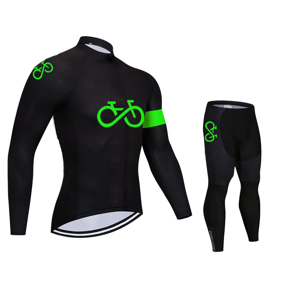 2026 Long Sleeve Bike Jerseys Pants For Men Latest Autumn Cycling Sets Pro Team Racing Sportswear Bicycle Suits Uniform