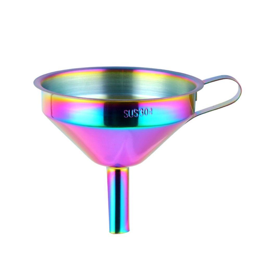 Anti-slip Handle Stainless Steel Funnels Funnel for Filling Small Bottles  Kitchen Gadgets