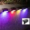 1/4/8 Stück Solare Terrassenleuchten Außen Wasserdichte LED Zaunlichter Stufen Garten Dekorationslampe für Terrasse Treppen Geländer Weg