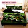 Springboks Pattern Bedding Home Decoration Birthday & Festival Gift (1 * Duvet Cover + 2 * Pillowcase, Without Core)
