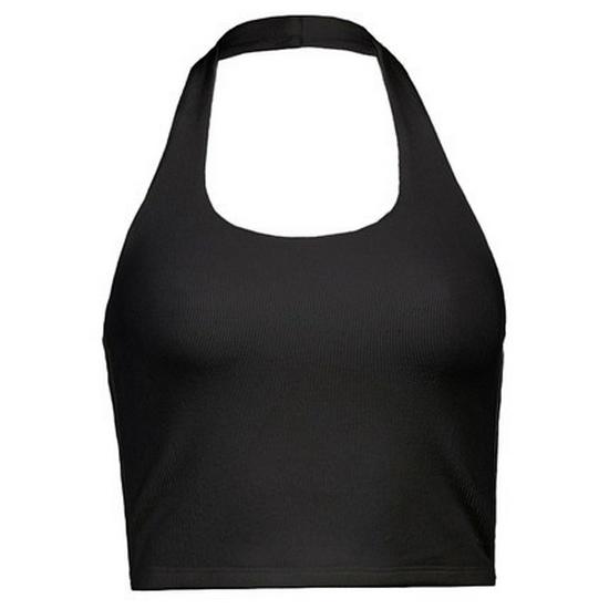 

2025 Весна/Лето Женский Однотонный Топ с Завязкой На Шее - Сексуальное и Универсальное Нижнее Белье XL