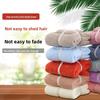 Coral Fleece Towel Set With Embroidery Gift Bath Wrap For Spa Home Use