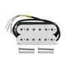 FLEOR Alnico 5 Electric Guitar Humbucker Pickups, Neck and Bridge Pickups (14-15K), White