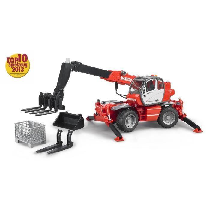 Manitou Telescopic Mrt 2150 - Bruder - with Accessories