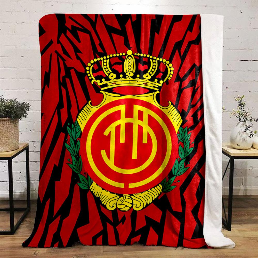 Red and Black Crown Emblem Blanket for All Seasons Blanket Lunch Break Throw Gift