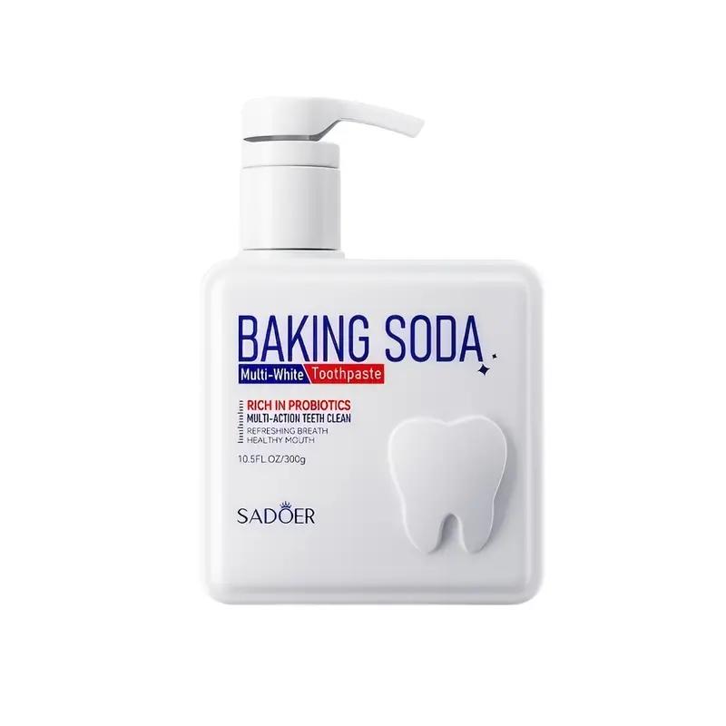 

300 г пробиотической зубной пасты, дозатор-насос - глубокая очистка, отбеливание, свежее дыхание, большой объем, необходимая вещь для дома 1pc