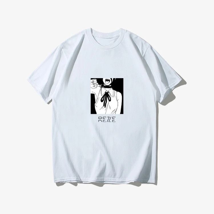 

Y2K Retro T-Shirt Chainsaw Man T-shirt Bomb Devil Reze Merchandise Short Sleeve Anime Japanese Style T-shirt Clothing Unisex S