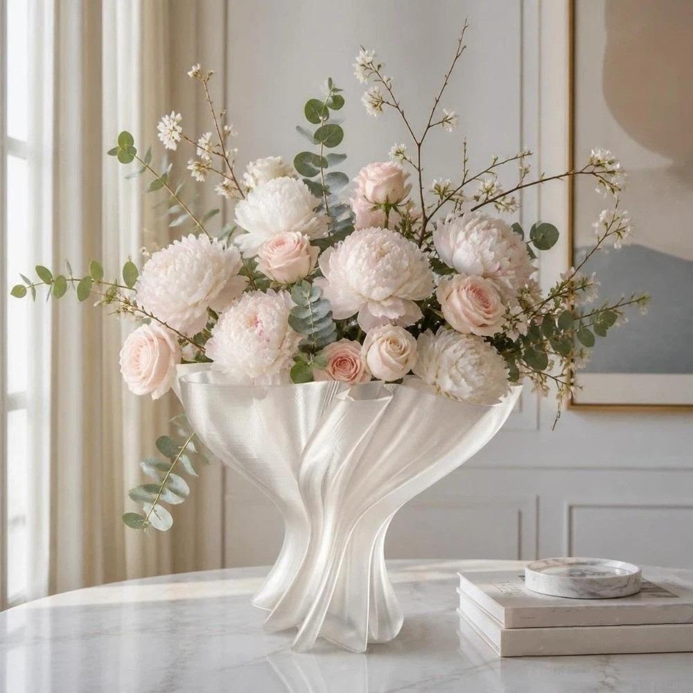 Creative Flower Bouquet Vase Nordic Style Flower Display Container Desktop Ornament Gift