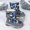 Girls' Long Snow Boots with Fleece and Thick Cotton Boots