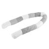 Baby Crib Bumper Cotton Snake Pillow Cushion Soft Infant Bed Protector Fence DecorGray Splicing