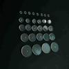 Pack of 100 Clear Disc Pads Set Earrings Back Stopper Earlobe Support Patches
