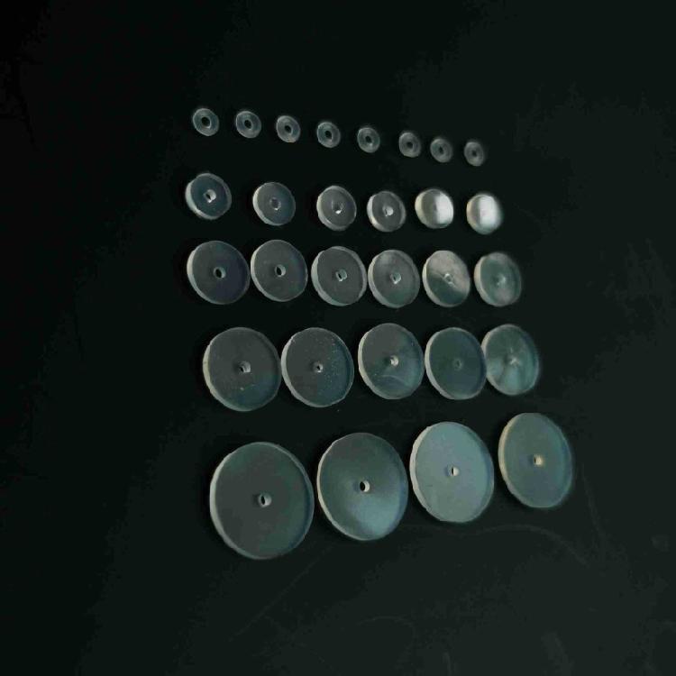 Pack of 100 Clear Disc Pads Set Earrings Back Stopper Earlobe Support Patches