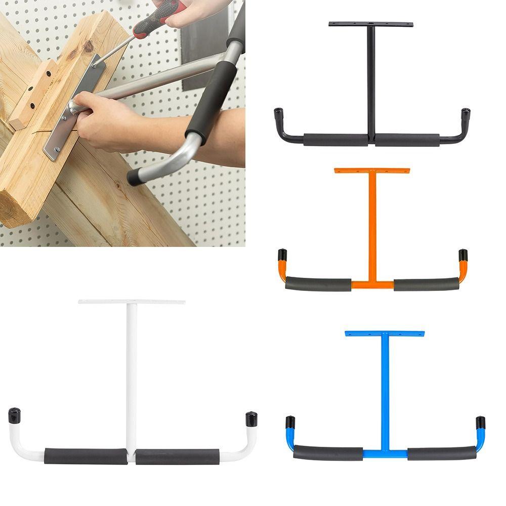 Wall Mounted T-Shaped Storage Rack Space Saving Heavy Duty Hanger  Garden Tools Storage