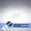 MultiPacks Silicone Nose Pad for Sports Glasses Shock Absorbing NonSlip Eyewear Comfort Inserts Nose Cushions Accessory