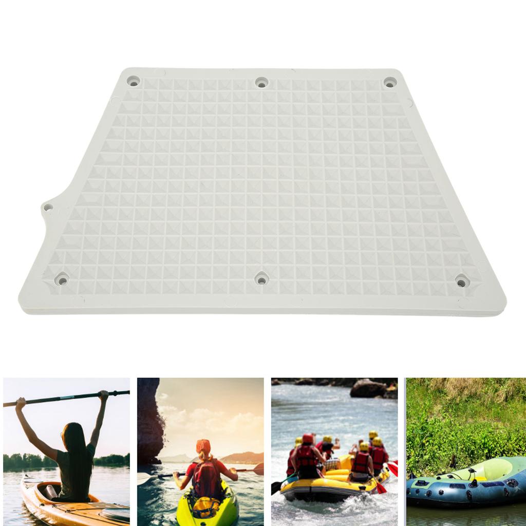 Außenborder-Spiegelplatte Gitterdesign Trapezförmiges PVC Außenborder-Motor-Montagepolster für Schlauchboot Kajak Yacht