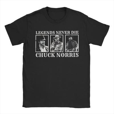 Chuck Norris American Martial Artist  T Shirt Summer  Cotton T Shirts For Men's Print Tee Shirt Short Sleeves Vintage Tops