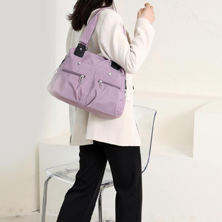 Handbag Nylon Bag Large Capacity Shopping Bag Versatile Shoulder Bag for Girl