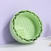 Ciotola per Pulizia Pennelli da Trucco Strumento per Pulizia Beauty Blender Set di Contenitori Spugnetta per Polvere Piatto Asciugatura in Silicone per Pulizia a Secco