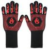 High Temperature Resistant BBQ Gloves, Heat Insulation Fireplace Grilling Gloves, Anti-scald Oven Glove for Ktichen Baking Grill