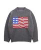 CONICHIWA bonjour Flag Knit (Charcoal)