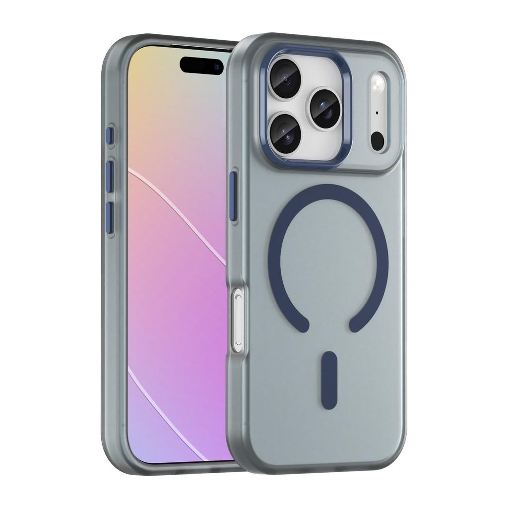 iPhone 18 Pro Magnetic Phone Case,Matte Shockproof Slim Protective Cover Colorful Soft TPU Case for iPhone 18 Pro
